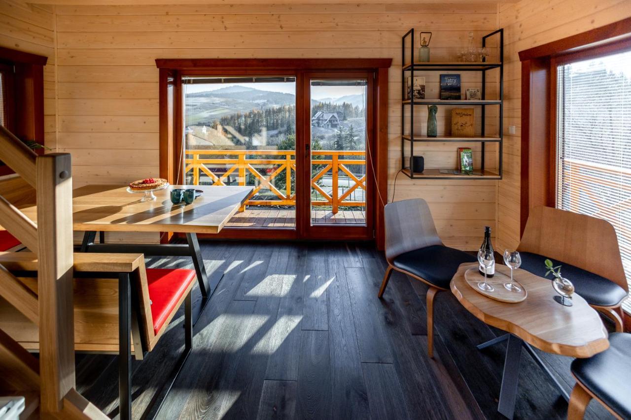 Houten Vakantiewoning "Reisnaarpolen" Royaal Ontbijt, Sauna En Hottub Czarna Góra Kültér fotó