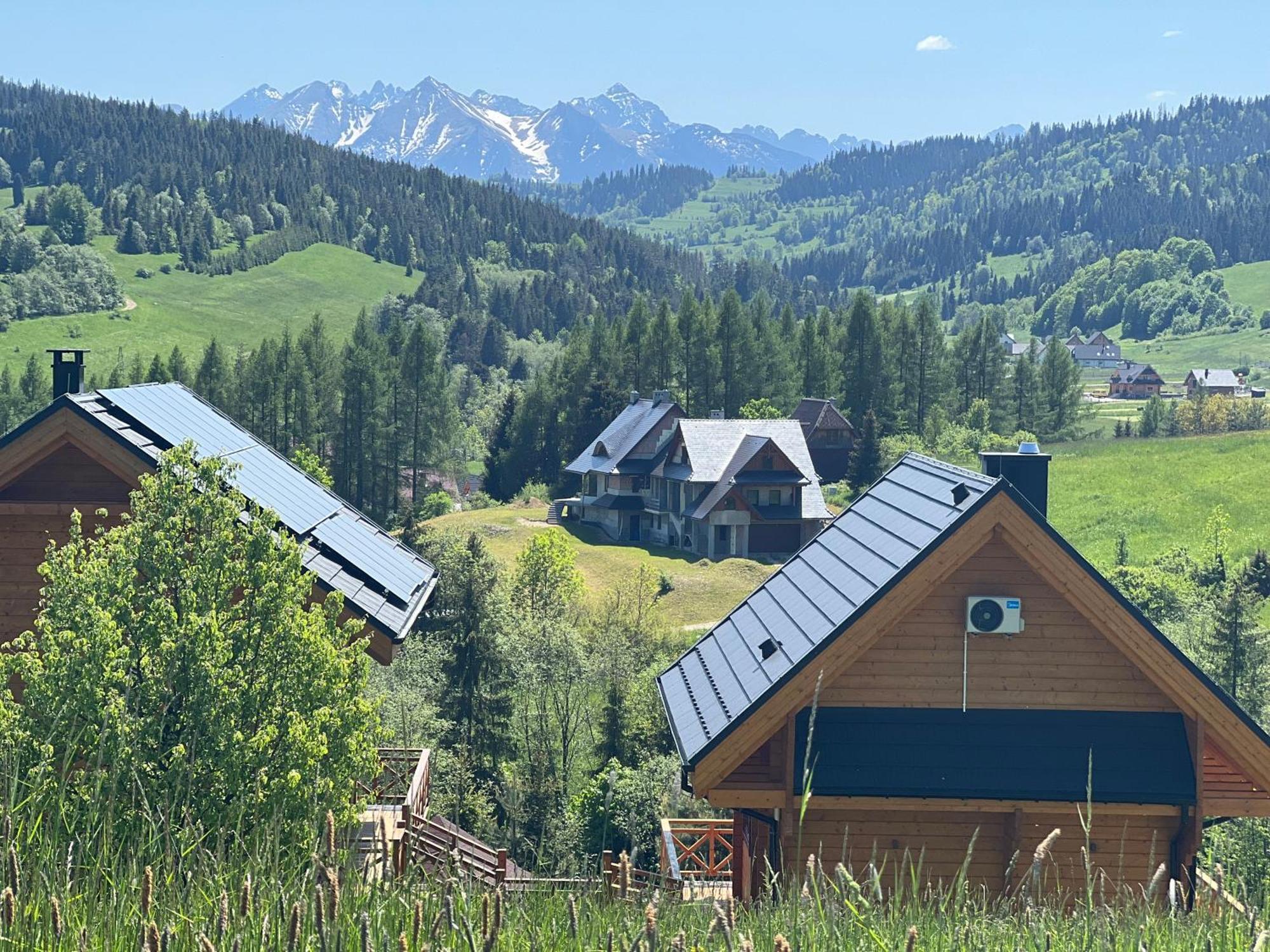 Houten Vakantiewoning "Reisnaarpolen" Royaal Ontbijt, Sauna En Hottub Czarna Góra Kültér fotó