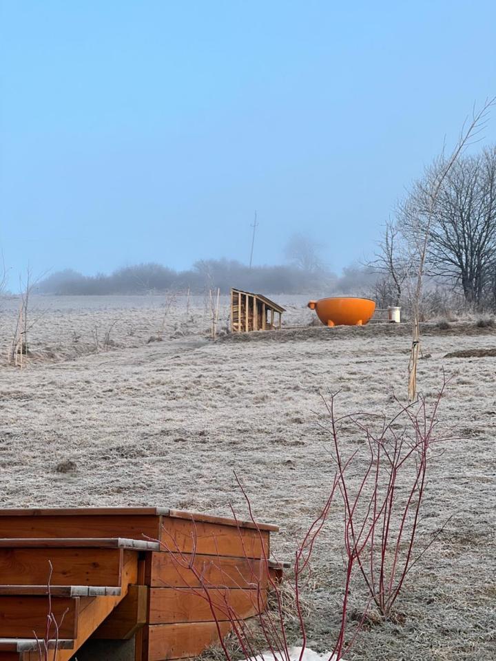 Houten Vakantiewoning "Reisnaarpolen" Royaal Ontbijt, Sauna En Hottub Czarna Góra Kültér fotó
