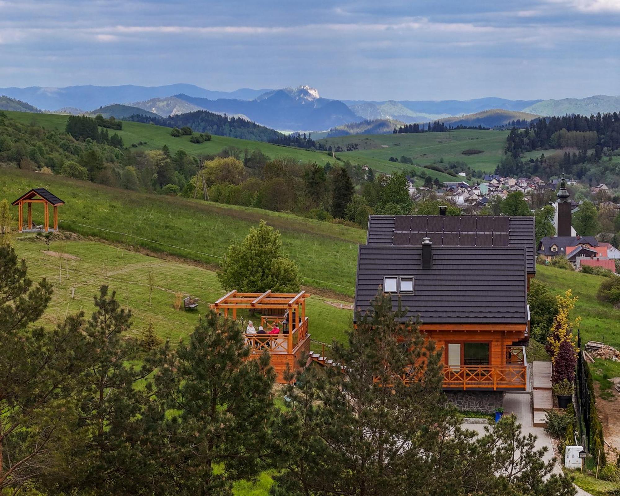 Houten Vakantiewoning "Reisnaarpolen" Royaal Ontbijt, Sauna En Hottub Czarna Góra Kültér fotó